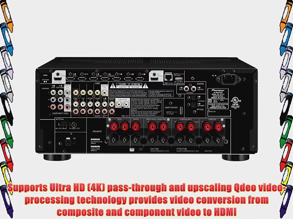 Pioneer SC-1223-K 7.2-Channel Network A/V Receiver