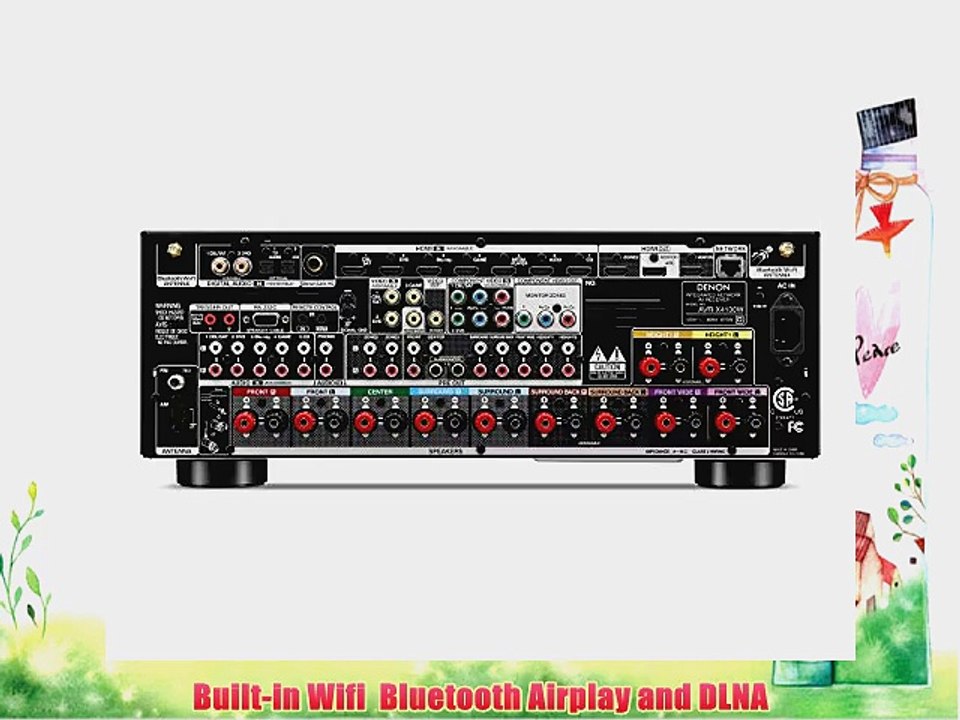 Denon AVR-X4100W 7.2 Network A/V Receiver with Wi-Fi Bluetooth and Dolby Atmos