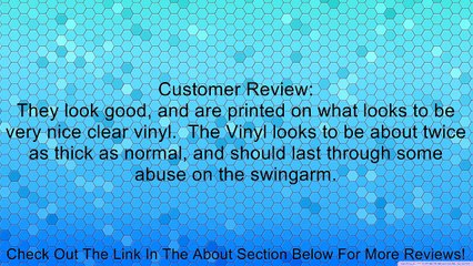 N-Style Swingarm Graphic Kit Honda Black N30-425 Review