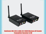 SainSonic MG-230 2.4GHz 50-100M Wireless AV Sender Transmitter Receiver 0.1W