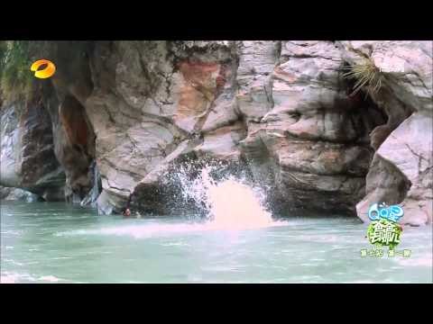 《爸爸去哪儿》第二季看点 Dad Where Are We Going S02 09/12 Recap: 杨威花式跳水引爆眼球-Fancy Diving by Athlete【湖南卫视官方版】