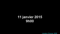 11 janvier 2015 : la République à 9h00◄♦►Démocratie, liberté d'expression, Paris, attentat, terrorisme, Charlie-Hebdo, Libération, marche républicaine