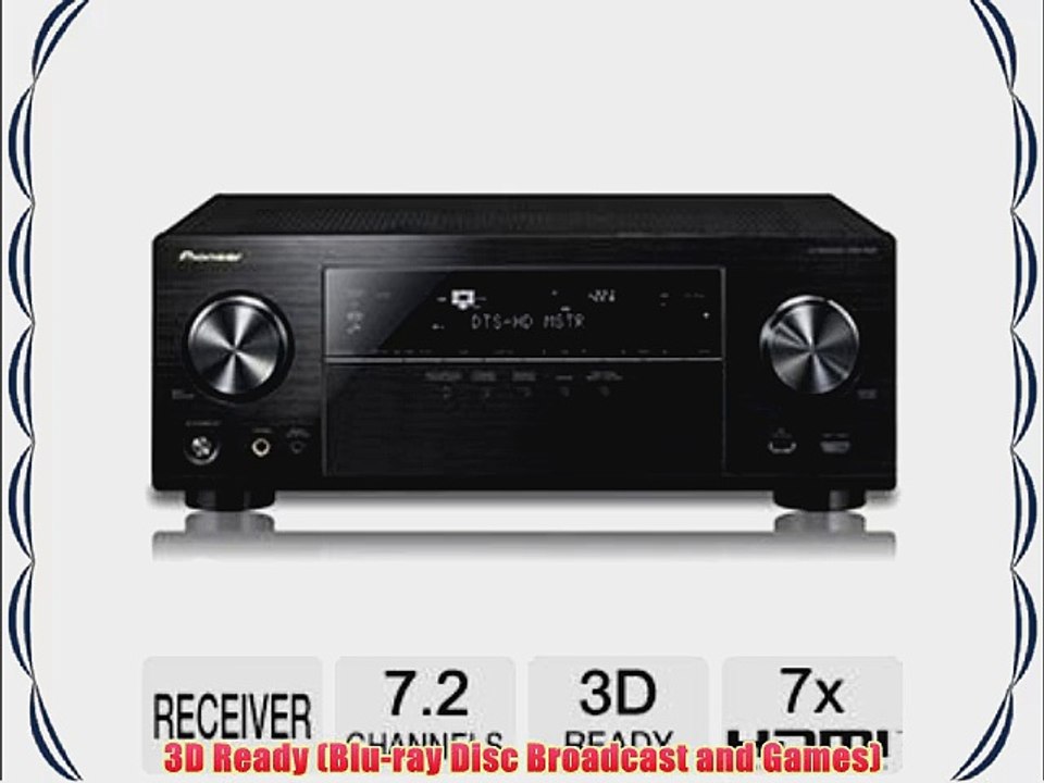Pioneer VSX-1124 7.2-Channel Network A/V Receiver (Black)