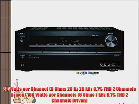 Onkyo TX-NR525 5.2-Channel Network Audio/Video Receiver (Black)
