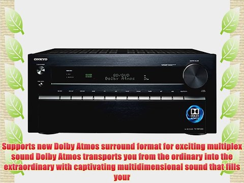 Onkyo TX-NR1030 9.2-Ch Dolby Atmos Ready Network A/V Receiver w/ HDMI 2.0