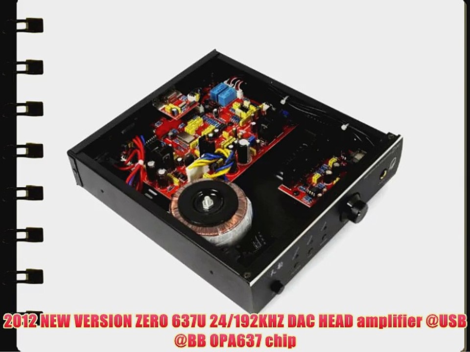 2012 NEW VERSION ZERO 637U 24/192KHZ DAC HEAD amplifier @USB @BB OPA637 chip