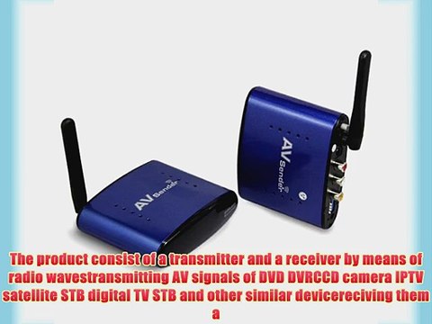 Signstek Pat-630 5.8GHZ 8 Channel 200m 20m Wireless Audio Video AV SD TV Sender Transmitter
