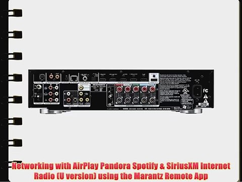 Marantz NR1504 Slim Line 5.1 channel Home Theater Network AV Receiver with AirPlay