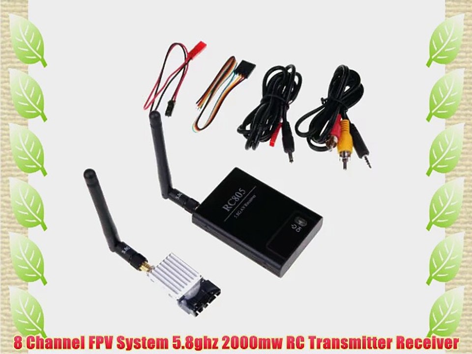 Boscam TS351 RC805 5.8G FPV 200mW AV Transmitter TX 2KM for 5.8GHz Rx Receiver