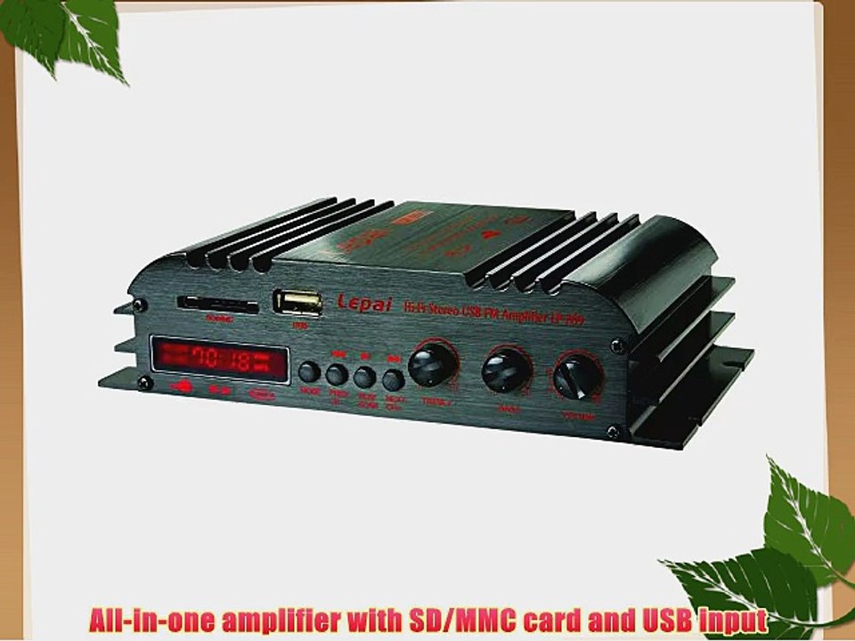 Lepai LP-269FS  4 x 45 Watts Mini Amplifier with Remote USB/MP3/SD and FM