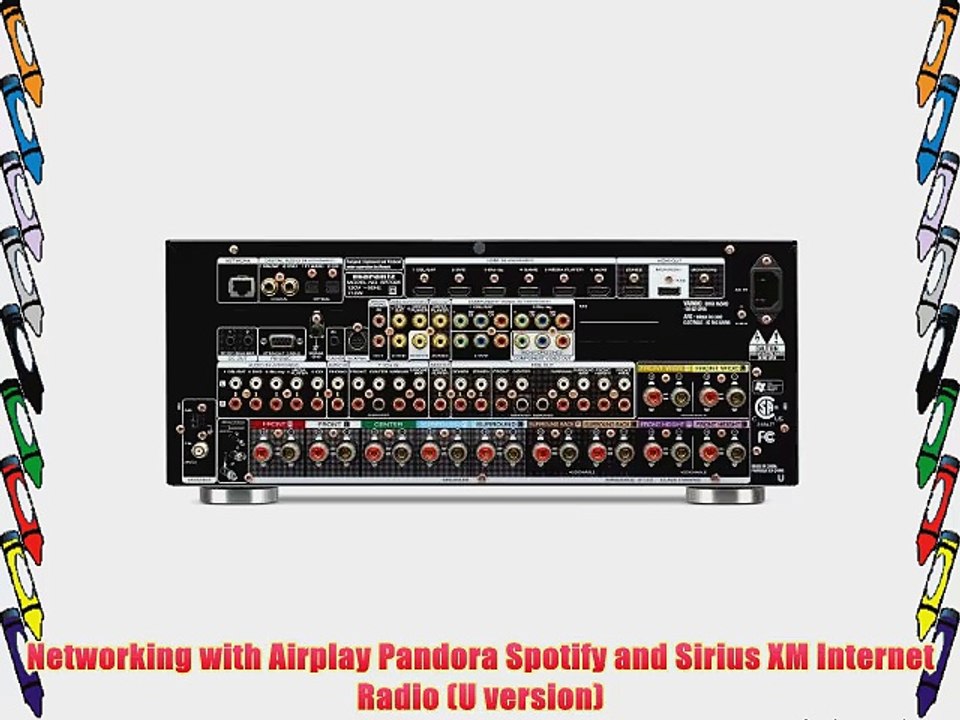 Marantz SR7008 9.2-Channel 1080P and 4K Ultra HD Pass Through Networking Home Theater Receiver