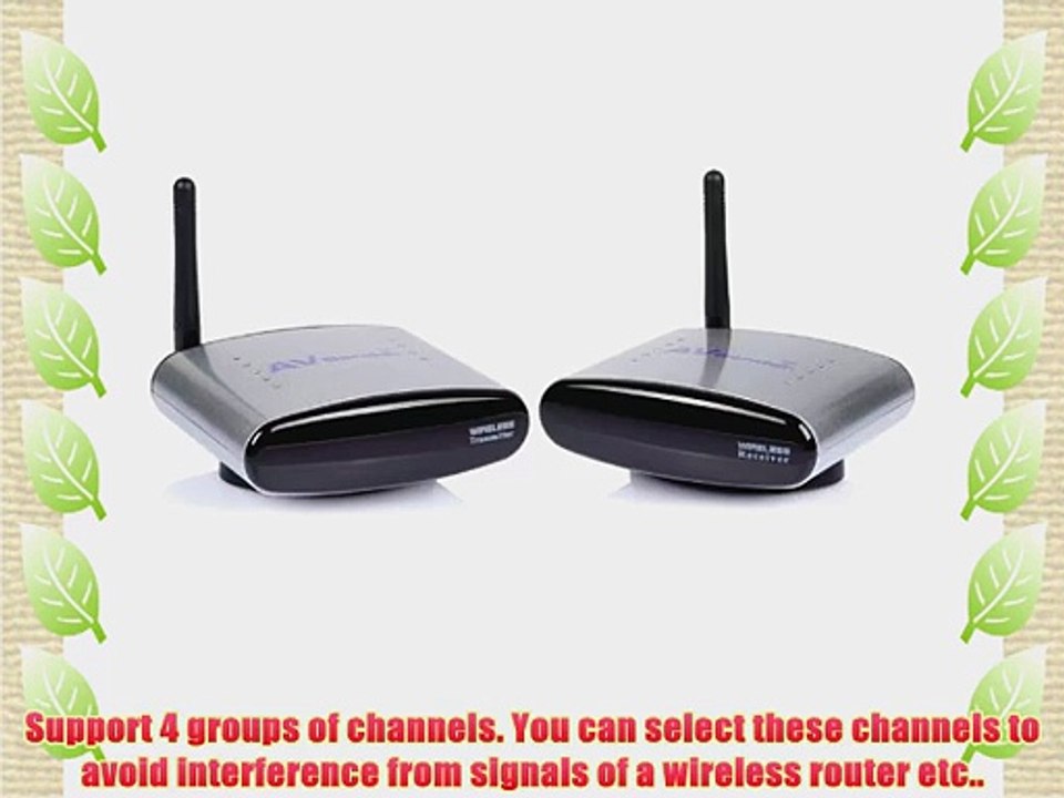 SainSonic PAT-330 2.4G Wireless AV Sender Transmitter