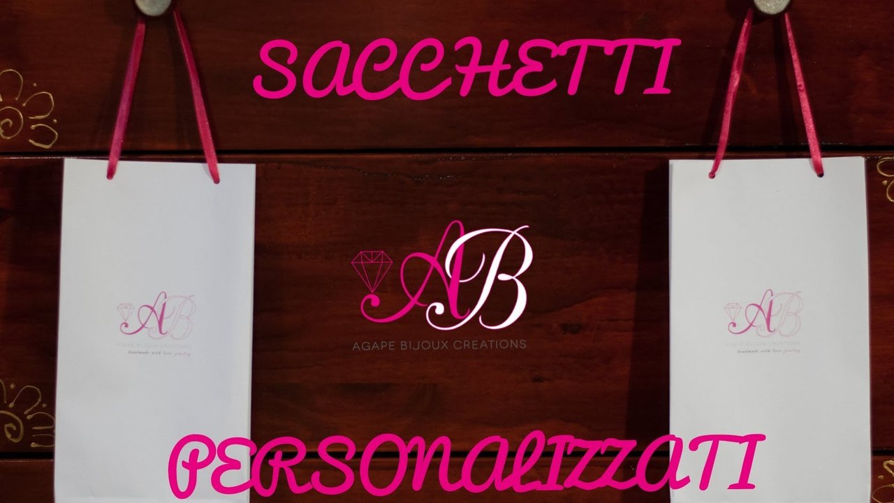 DIY Tutorial BUSTINA PERSONALIZZATA con LOGO