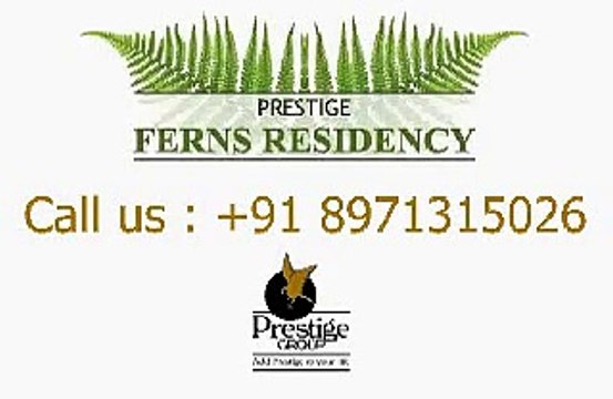 Prestige Ferns Residency, Bangalore - 8971315026