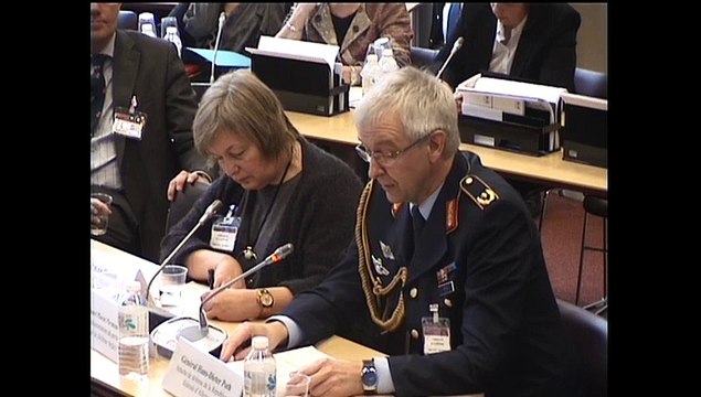 Audition de militaires européens sur la liberté d'association et le droit syndical des militaires - Mercredi 21 Janvier 2015