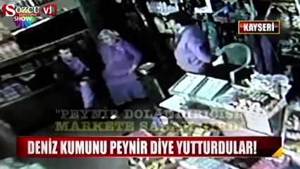 Deniz kumunu markete peynir diye sattılar!