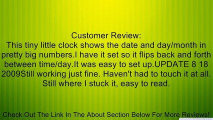 Sentry Jumbo Digit Clock + Calendar Stick - Sentry CA102 Review