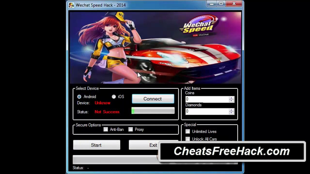 Wechat Speed Hack Coins Diamonds Hack Tool Free Download 2015