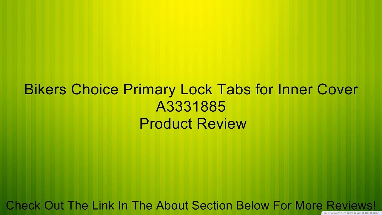 Bikers Choice Primary Lock Tabs for Inner Cover A3331885 Review