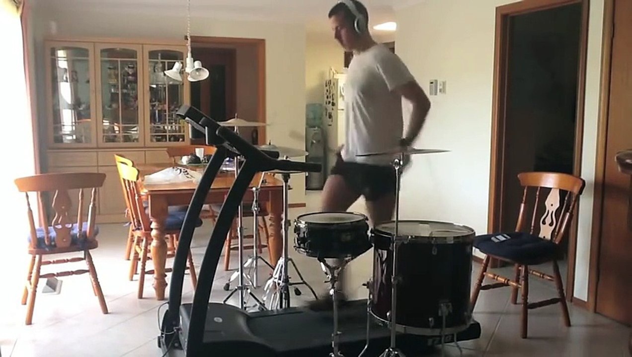 Metallica drum cover by The Treadmill Drummer - Enter Sandman