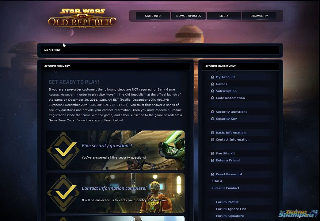 Buy Sell Accounts - SWTOR Tutorial How to apply Game Time Card to your SWTOR Account(1)