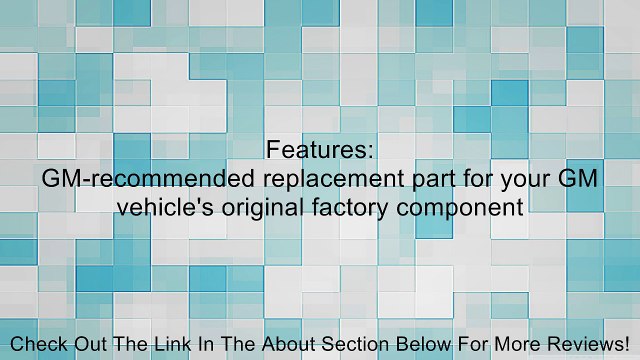 ACDelco 24234138 Torque Converter Valve Review