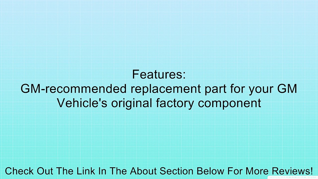 ACDelco 10478146 Pressure Control Solenoid Review
