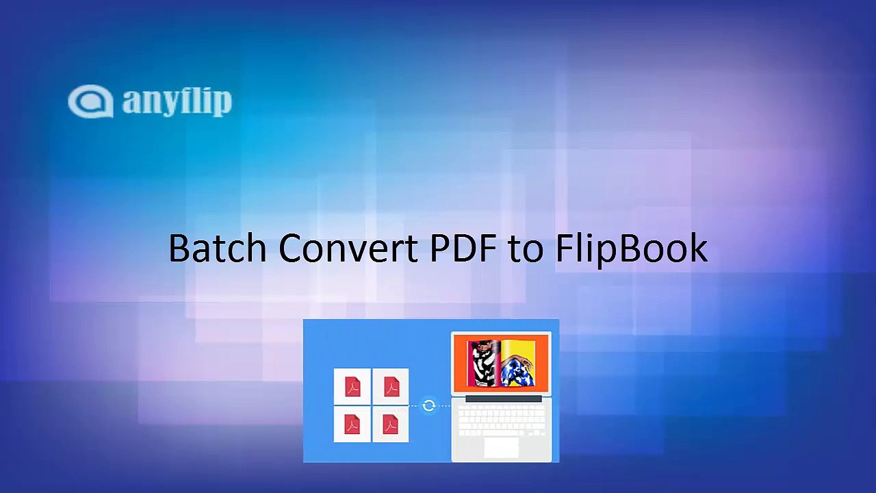 Simple to batch convert PDF to flipbook