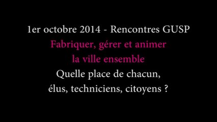 Film de synthèse - Rencontres de la GUSP 2014