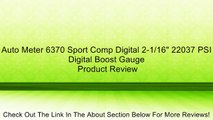 Auto Meter 6370 Sport Comp Digital 2-1/16