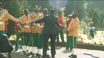 Cumhurbaskanı Erdoğan Etiyopya'da - Resmi Karşılama Töreni - Addis