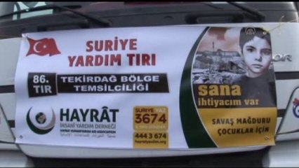 Çadır Kentlerde Kalan Suriyelilere Kömür Yardımı