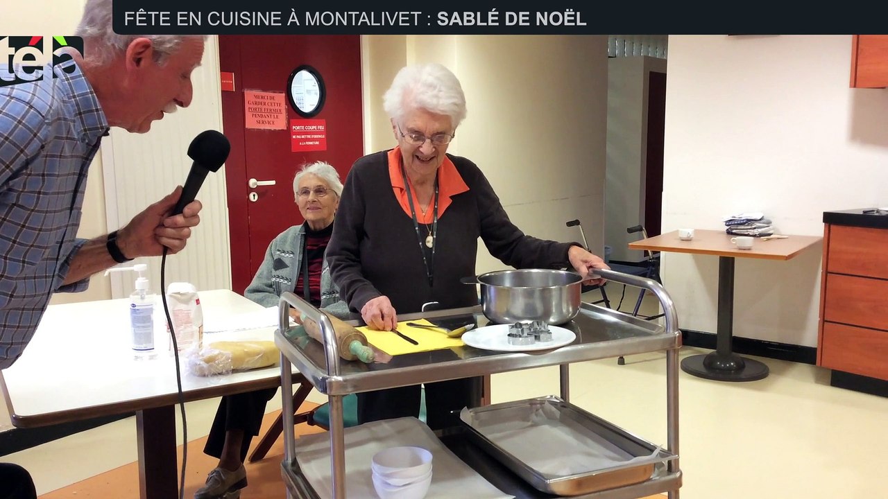 Fête en cuisine à Montalivet : Le sablé de Noël.