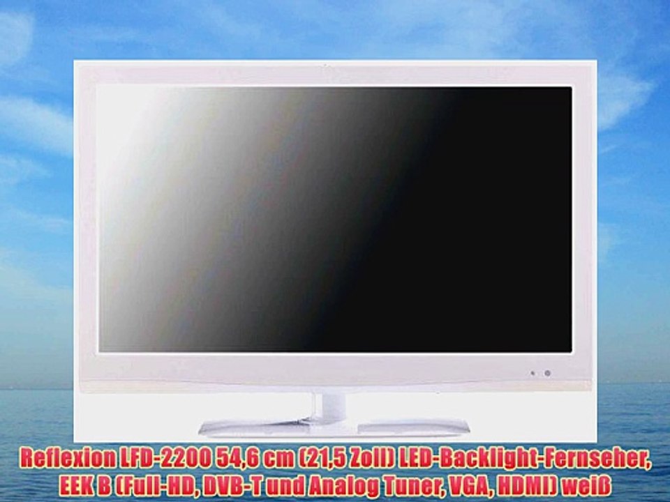 Reflexion LFD-2200 546 cm (215 Zoll) LED-Backlight-Fernseher EEK B (Full-HD DVB-T und Analog