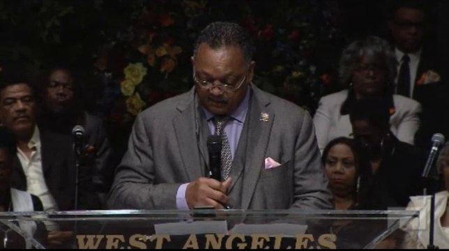 Rev. Jesse Jackson Speaks - Andrae Crouch Celebration of Life Concert Funeral - 01-21-2015