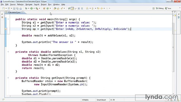 Java Essential Training 35