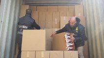 Orta di Atella (CE) - Deposito contenente sigarette di contrabbando, arrestati 5 persone (22.01.15)