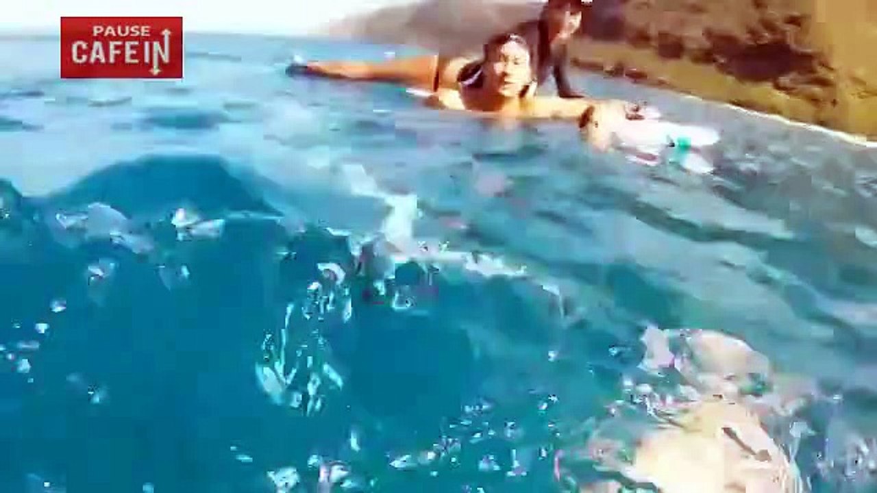 En faisant trempette il tombe sur quelque chose d'exceptionnel au fond de l'eau