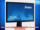 iiyama Prolite E2083HD-GB1 Ecran PC LED 195 (495 cm) 1600 x 900 5 ms VGA/DVI