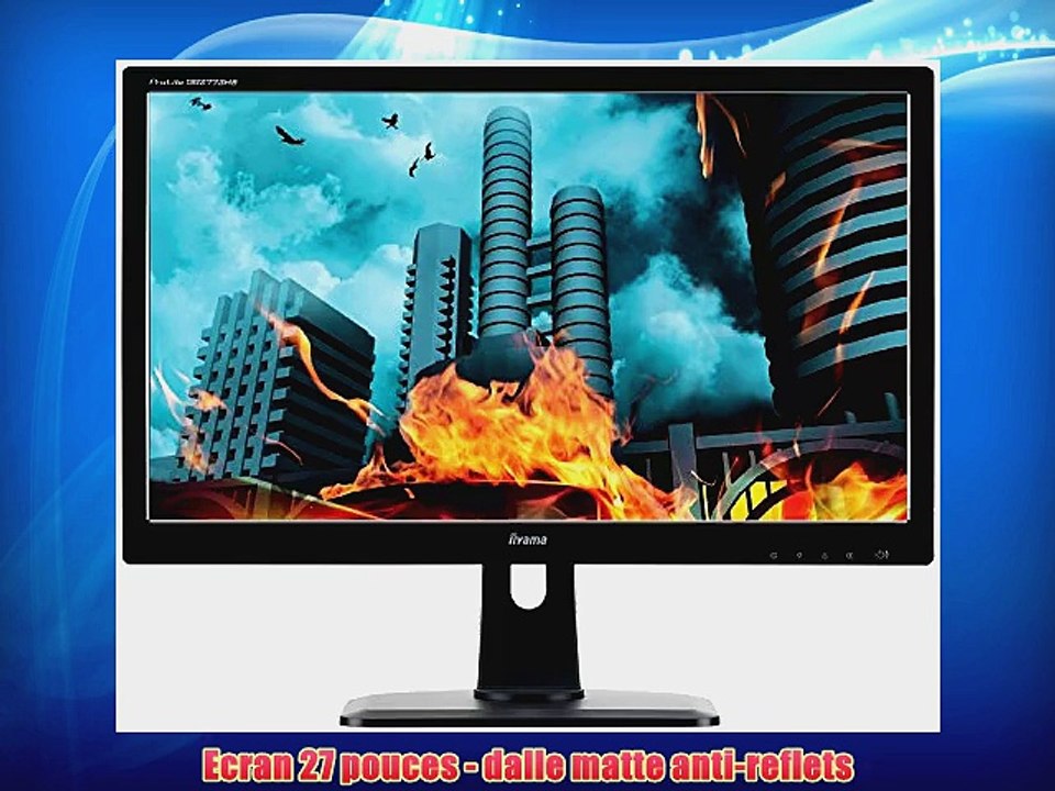 Iiyama GB2773HS-GB1 Ecran PC Gamer 27 (68 cm) LED 1920 x 1080 1 ms VGA/DVI/HDMI