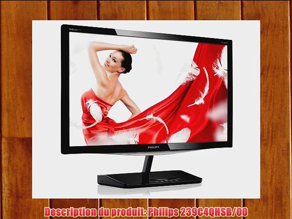 Philips 239C4QHSB/00 Ecran PC LCD 23 (575 cm) 1920 x 1080 Noir