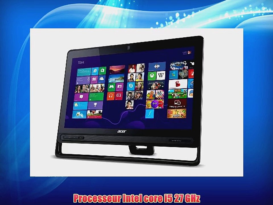 Acer Aspire Z3-605 Ordinateur Tout-en-Un Tactile 23  (Intel Core i5 8Go de RAM  Disque dur