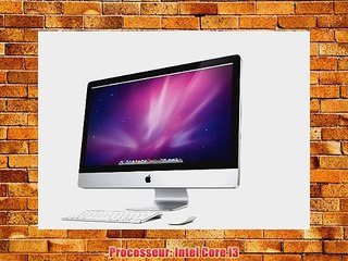 Apple iMac Ordinateur de bureau 215 Intel Core i3 500 Go 4096 Mo