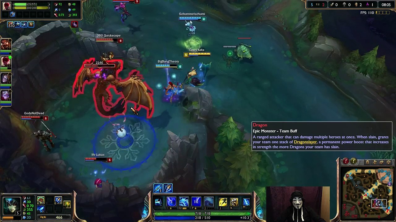 Crazy Kata play Nami Support - Team - LoL