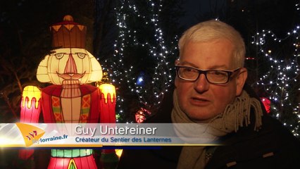 Visite du Sentier des Lanternes édition 2014 avec son créateur Guy Untereiner