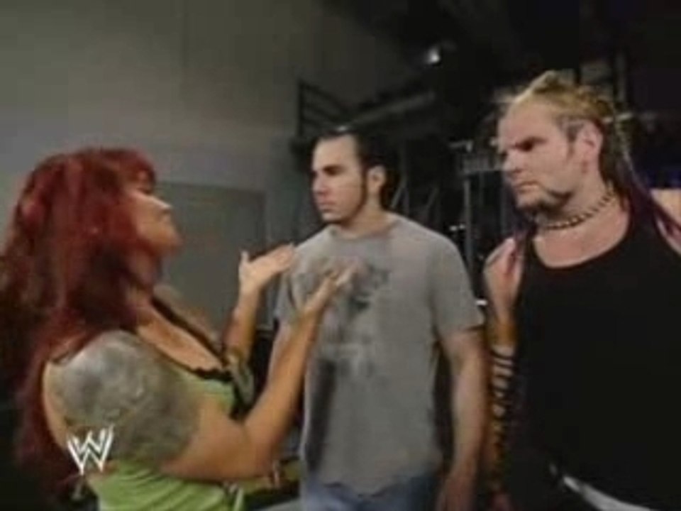 Matt Hardy, Jeff Hardy & Lita Backstage
