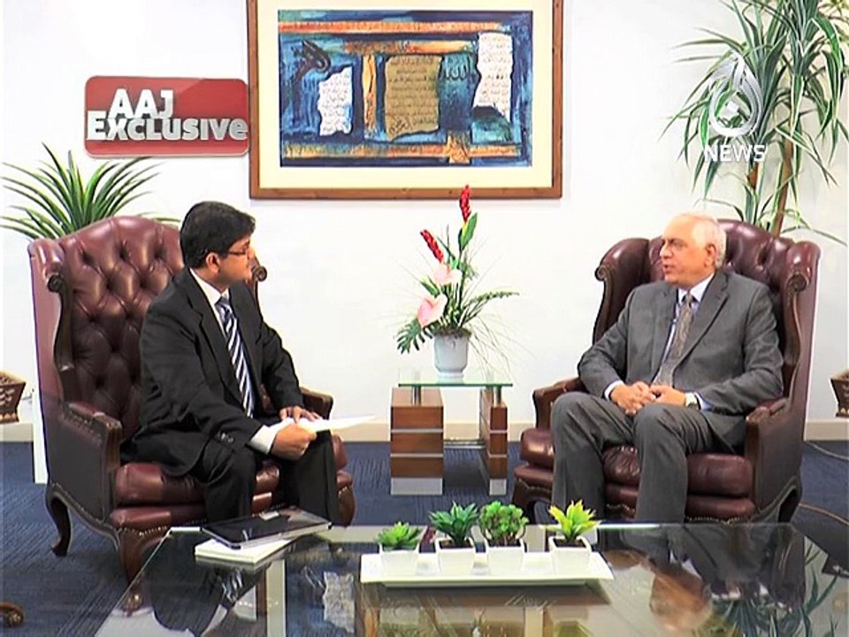 Syed Mujeedullah Hussaini, President of Askari Bank in an exclusive interview in Aaj Exclusive only on Aaj news