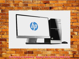 HP Pavilion 500-475nfm Unit? centrale   ?cran 23 Noir (Intel Core i5 8 Go de RAM Disque Dur