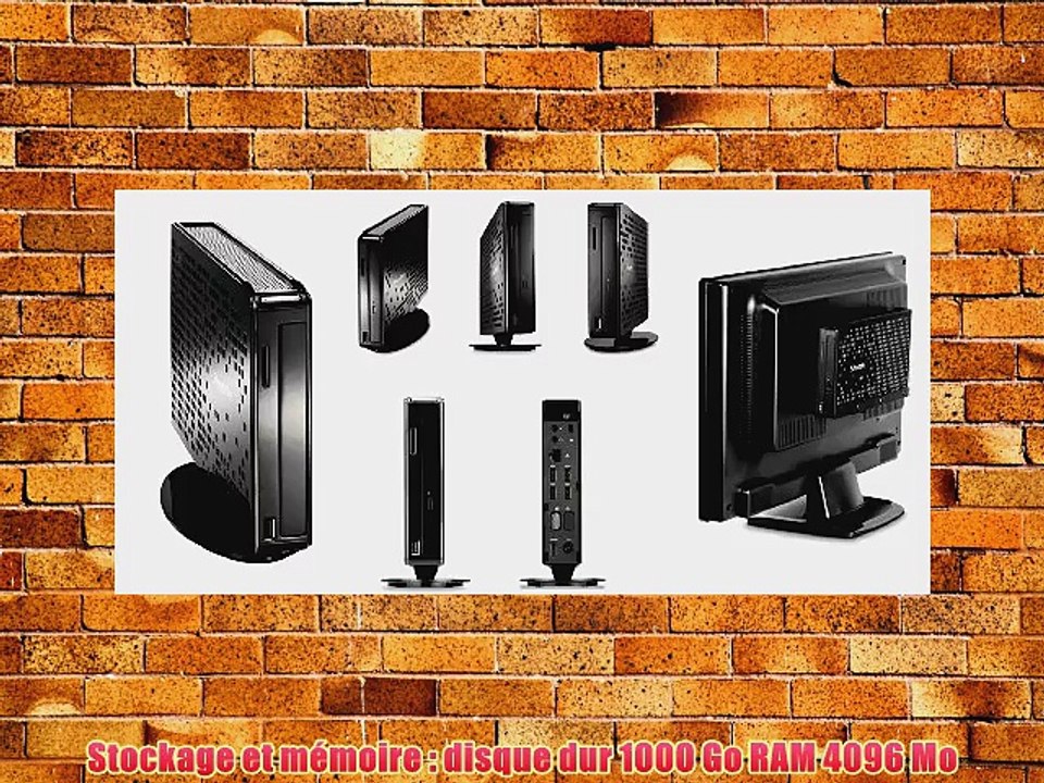 Sedatech Mini-PC Multimedia refroidissement passif! Unit? Centrale (Intel D2550 2x1.86Ghz Radeon