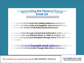 Physical Therapists Email Lists